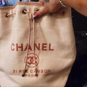Chanel Drawsting Backpack